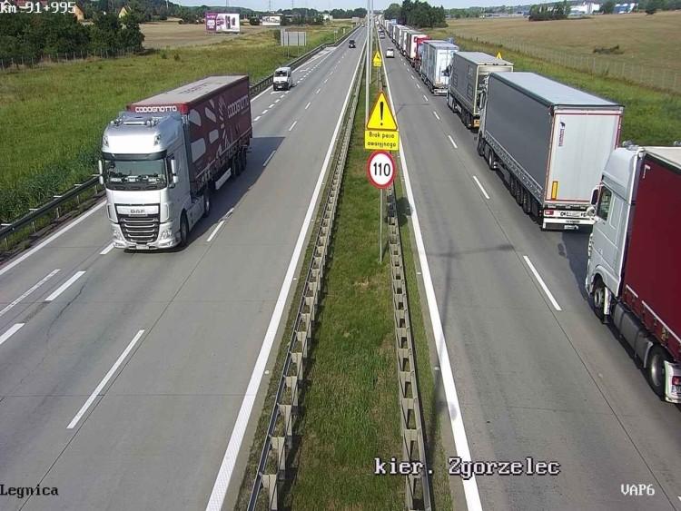 Dwie kolizje na A4. Korek ma kilka kilometrów
