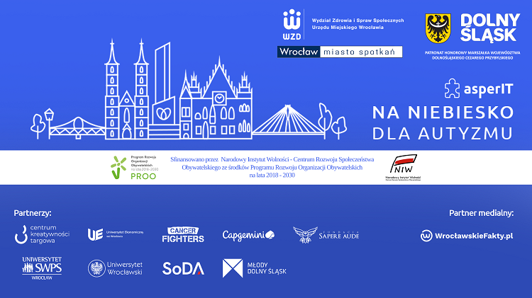 Na Niebiesko dla Autyzmu. Wrocław obchodzi Światowy Dzień Świadomości Autyzmu