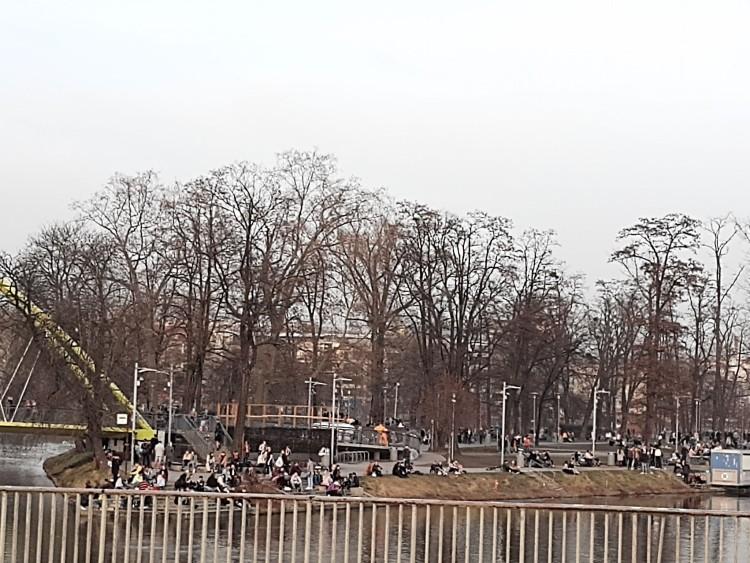Na Wyspie Słodowej posypały się mandaty. Bez maseczek, bez odstępu i jeszcze naśmiecili