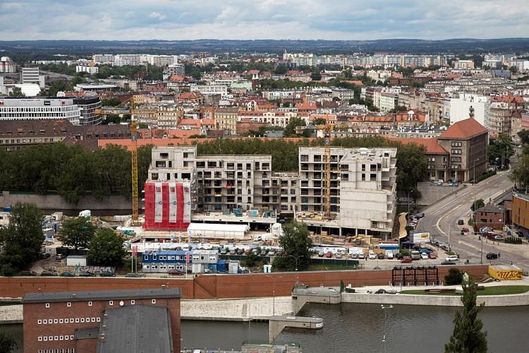 Na budowie Bulwarów Książęcych zawisała wiecha [ZOBACZ ZDJĘCIA]