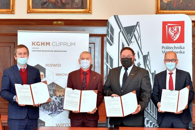 Współpraca nauki i biznesu. List intencyjny wrocławskiej uczelni i jednej ze spółek KGHM