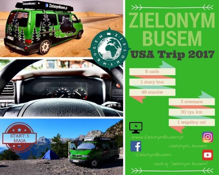 Zielonym Busem objadą Stany Zjednoczone