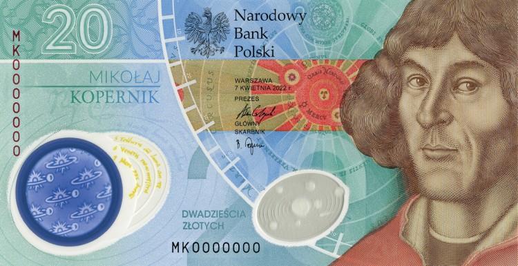 Oto nowy banknot 20 zł. Można nim płacić od piątku. Jest... plastikowy