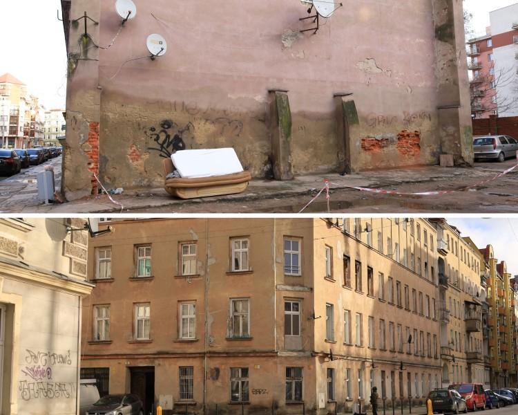 Tak wygląda wrocławski Trójkąt Bermudzki od podwórka