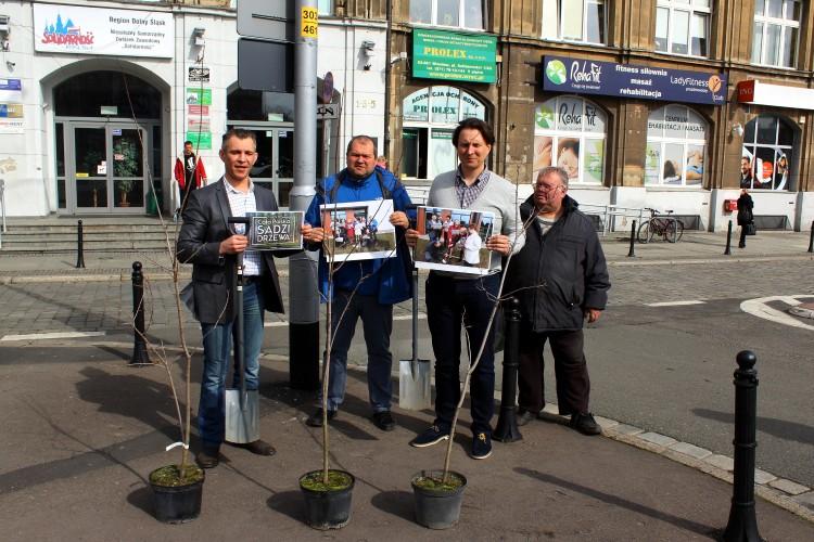 Wrocław: politycy PO chwycili za łopaty. Chcą posadzić setki drzew