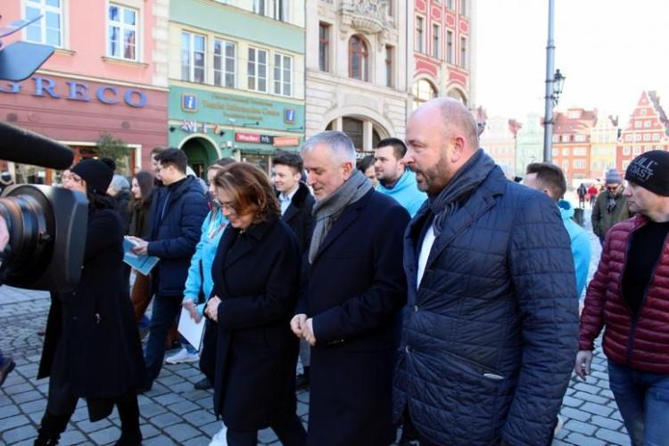 Prezydent Wrocławia pojechał do Wałbrzycha bronić wyrzuconego z pracy kolegi