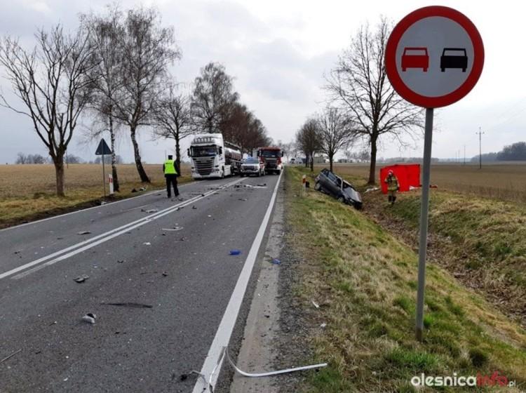 Śmierć na drodze w Drołtowicach pod Wrocławiem