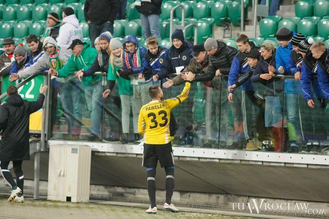 Bramkarz Śląska Wrocław Jakub Wrąbel chwalony po udanym debiucie w Ekstraklasie
