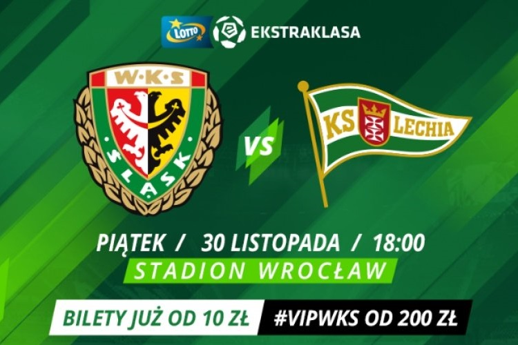 Trwa sprzedaż biletów na mecz Śląska Wrocław z Lechią Gdańsk