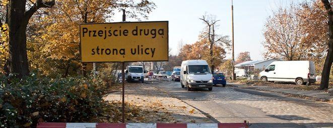 Ważna ulica na Krzykach jest nieprzejezdna do 6 października