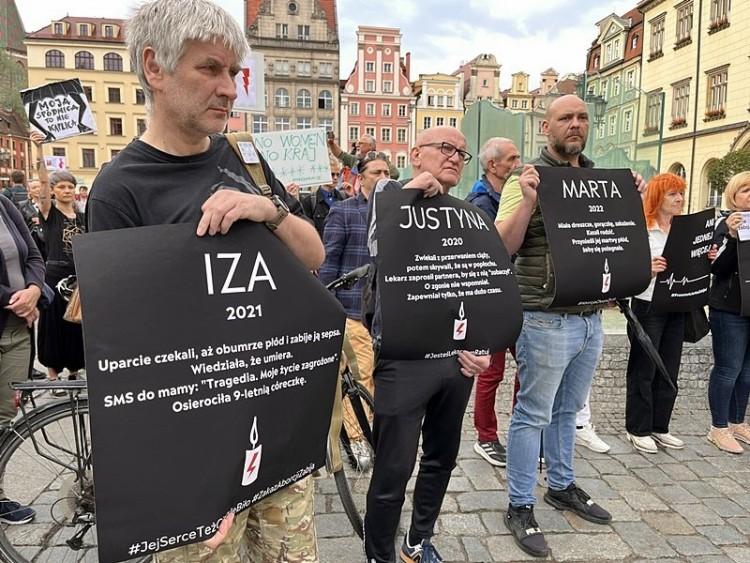 Strajk Kobiet protestował we Wrocławiu: 