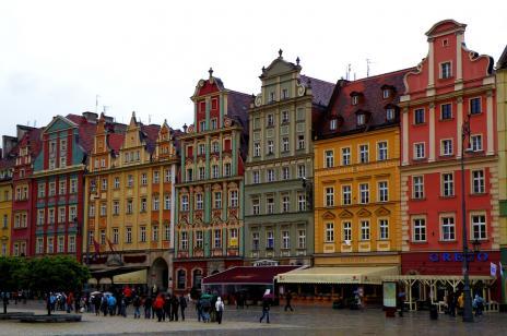 Kolorowe miasto Wrocław