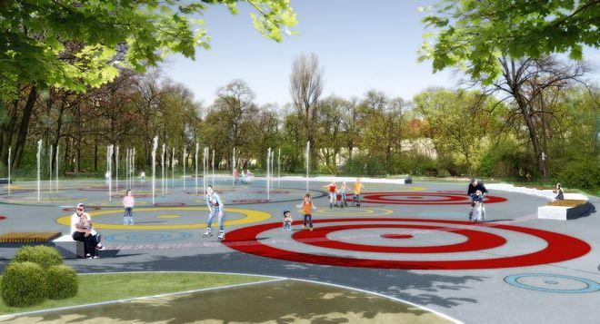 Park na wrocławskim Nadodrzu odzyska utracony blask [WIZUALIZACJE]