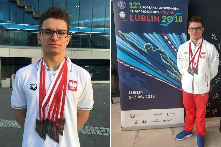 Wielki sukces wrocławskiego pływaka! Konrad Powroźnik z ośmioma medalami mistrzostw Europy
