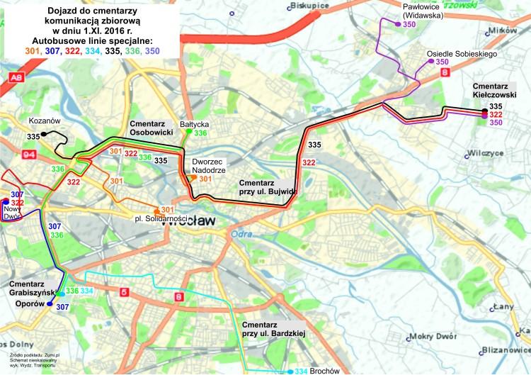 Wrocław: jak dojechać na cmentarze? (KIEROWCY, PASAŻEROWIE MPK)