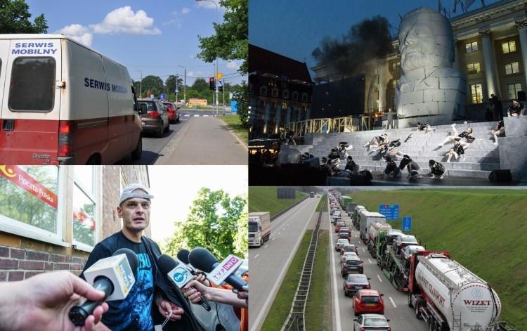 Karambol na A4, korki na Stabłowicach i operowe widowisko na pl. Wolności [PODSUMOWANIE DNIA]