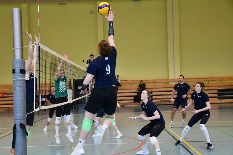 Katarzyna Hyży trenowała z seniorską drużyną #VolleyWrocław