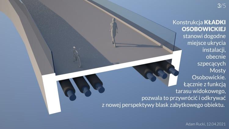 Most Osobowicki konsultowany. Pojawiła się koncepcja kładki pieszo-rowerowej
