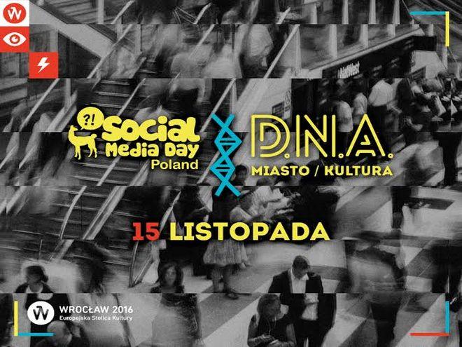 Konferencja Social Media Day Poland: D.N.A. miasto/kultura  już wkrótce!