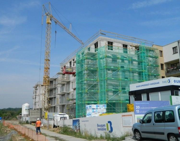 Dwa nowe budynki przy Parku Grabiszyńskim prawie gotowe [ZDJĘCIA]