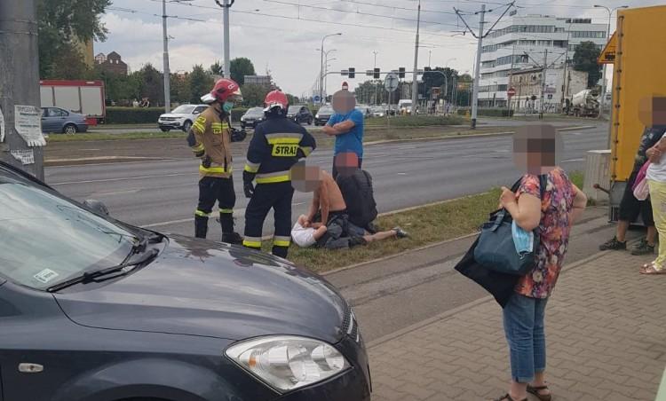 Wypadek na Bałtyckiej. Sprawca chciał uciec, ale złapali go przechodnie [ZDJĘCIA]