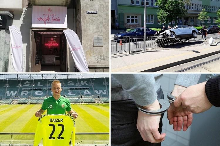 Auto na przystanku, lodziarnia Magdy Gessler i nowy bramkarz Śląska [PODSUMOWANIE DNIA]