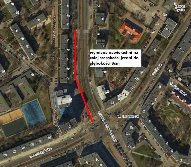 Znów szybki remont nawierzchni. Tym razem na ulicy Piłsudskiego [TERMINY, MAPA]