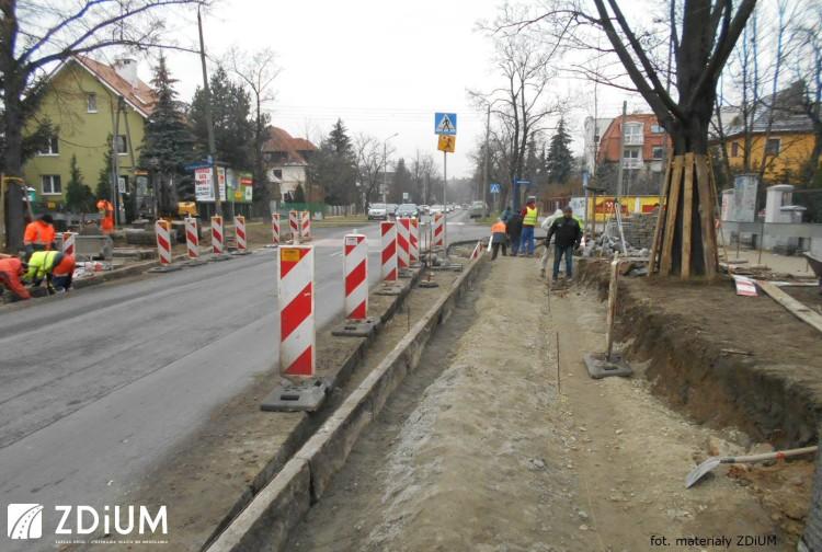 Trwa przebudowa skrzyżowania na Boya-Żeleńskiego [ZDJĘCIA]