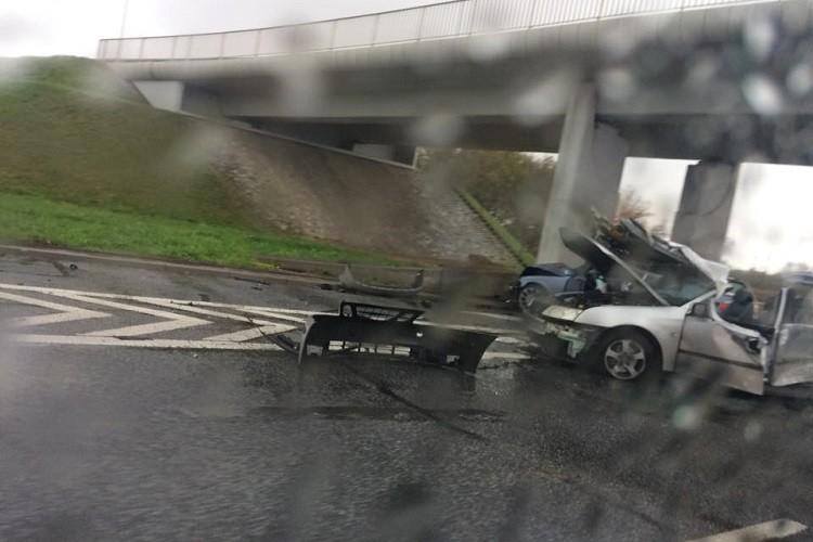 Śmiertelny wypadek na Psim Polu. W okolicy tworzyły się ogromne korki [ZDJĘCIA]