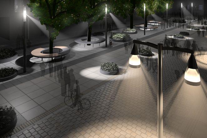 Spór o lampy na Kuźniczej 