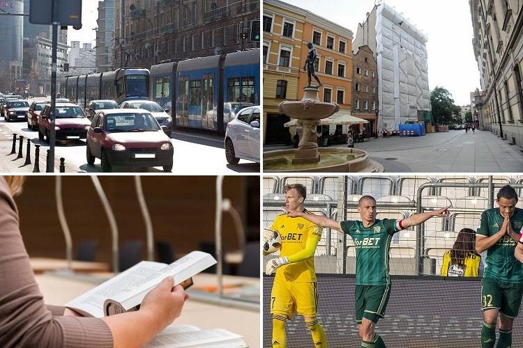 Piątek we Wrocławiu - pierwszy dzień matur, szermierz znów 
