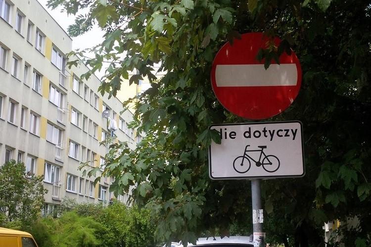 Rowerzyści pojadą pod prąd na kolejnych ulicach