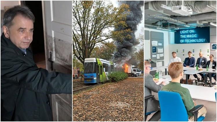 Pożar tramwaju, nowy serial o Wrocławiu i współpraca Uniwersytetu z Nokią [PODSUMOWANIE DNIA]
