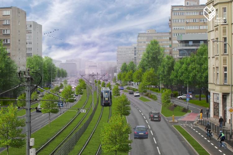 Tak mogłaby wyglądać Legnicka. Aktywiści chcą Trasy Wrocławskiej Zieleni [WIZUALIZACJE]