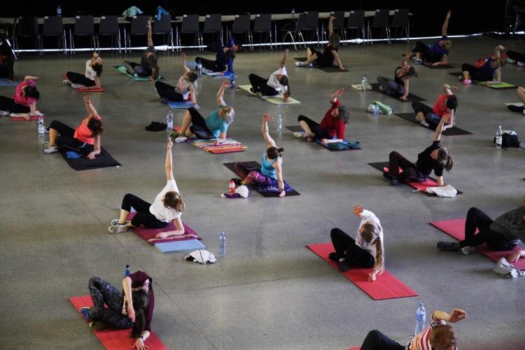Zimowy trening fitness na wrocławskiej Pergoli [ZDJĘCIA]
