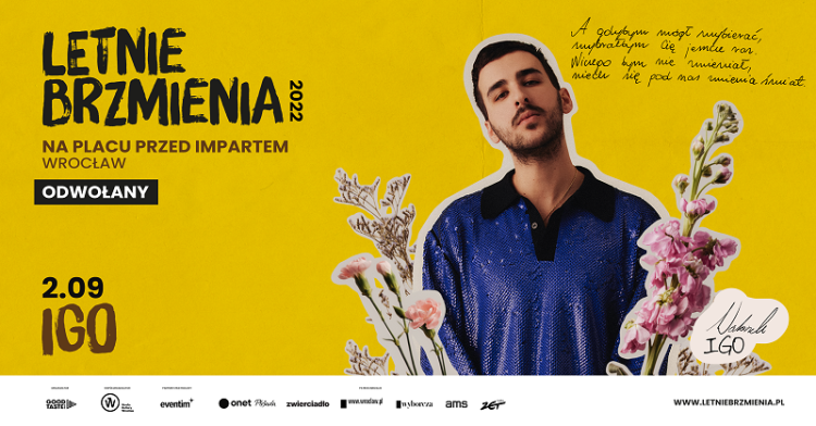 Letnie Brzmienia: koncert IGO odwołany