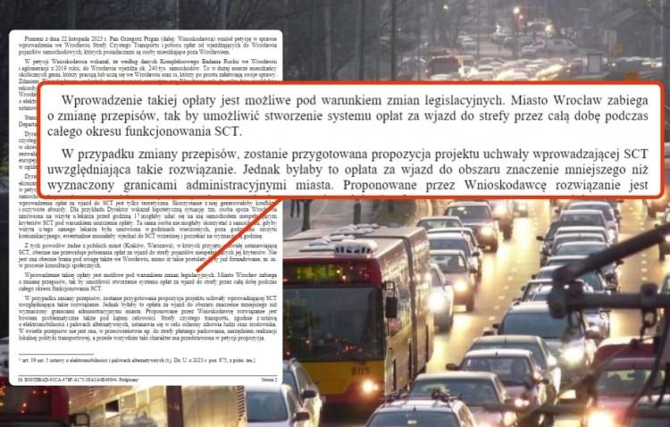 Płatny wjazd do centrum Wrocławia. Co próbują ukryć urzędnicy Jacka Sutryka?