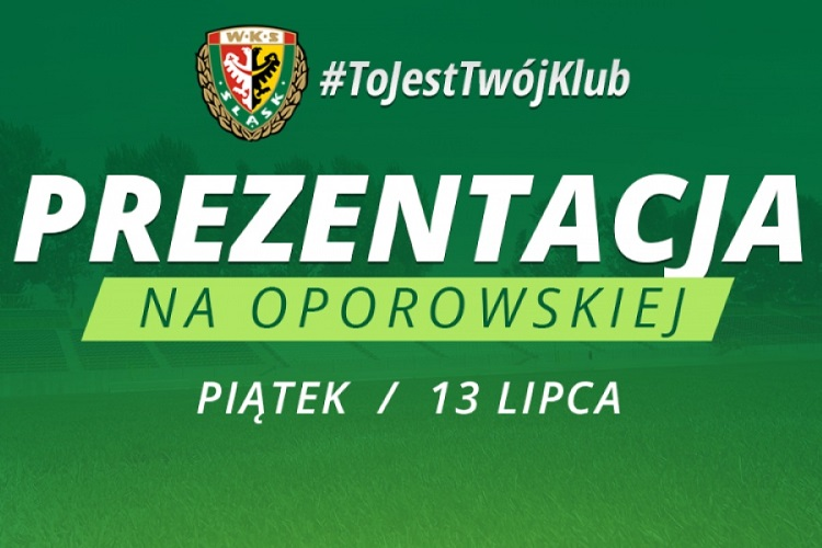 Piłkarze Śląska w piątek oficjalnie zaprezentują się kibicom