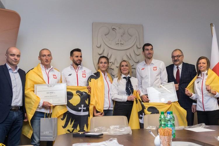 Dolny Śląsk nagradza wrocławskich lekkoatletycznych mistrzów świata [ZDJĘCIA]