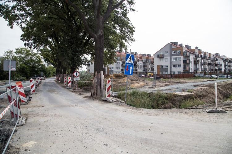 Przebudowa Buforowej na półmetku. Czeka nas budowa ronda [ZDJĘCIA]