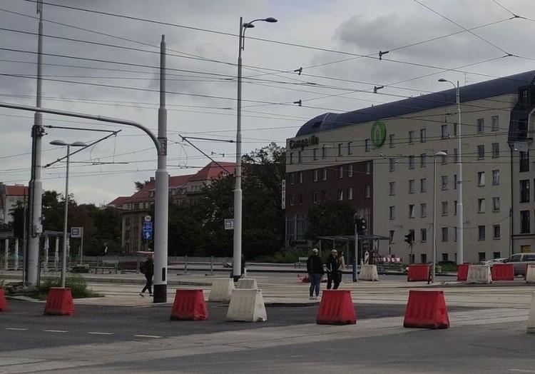 Problemy z budową torowiska na Popowice. 