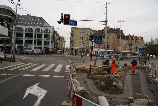 Rowerzyści pojadą prosto przez skrzyżowanie Ruskiej z Kazimierza Wielkiego
