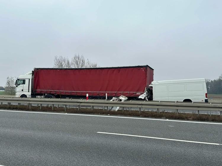 Tragiczny wypadek na A4 pod Wrocławiem. Ukrainiec zginął na miejscu
