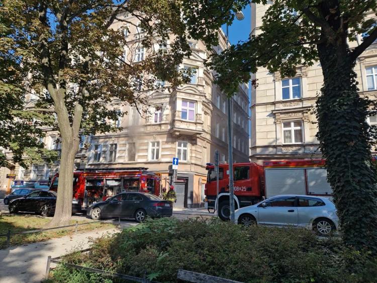 Wrocław: Pożar mieszkania na Nadodrzu