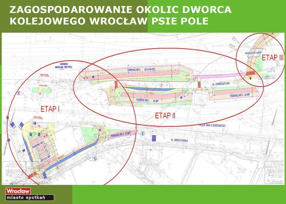 W kwietniu ruszą trzy linie dowożące pasażerów do stacji Wrocław Psie Pole
