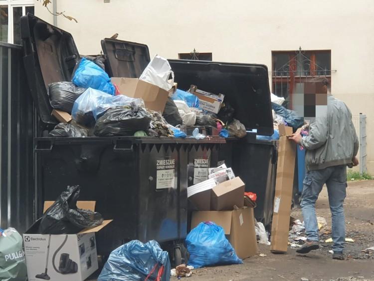 Nowe zasady wyrzucania śmieci we Wrocławiu. Zostawisz jedzenie koło śmietnika? Mandat!