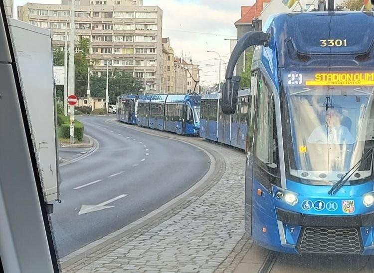 Awaria MPK: Tramwaje nie dojeżdżają na Kromera. Są autobusy zastępcze