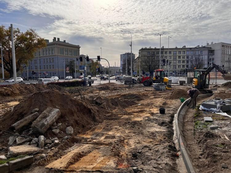 Wrocław: Plac Orląt Lwowskich w remoncie. Będzie więcej zieleni