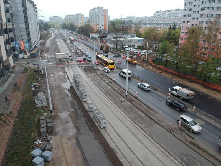 Tak powstaje torowisko na Popowicach. Nowe zdjęcia z lotu ptaka