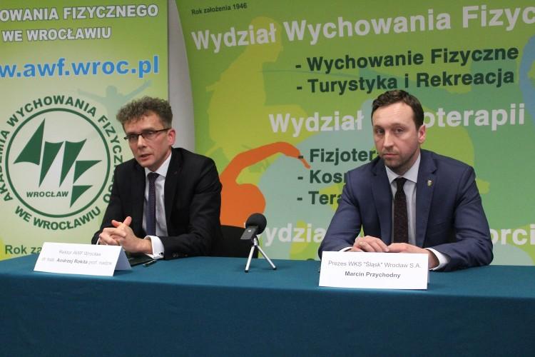 Akademia Wychowania Fizycznego partnerem Śląska Wrocław [ZDJĘCIA]